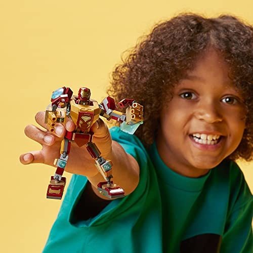 Edifício Lego Marvel Iron Man Mech Armor 76203 - Imagem 3