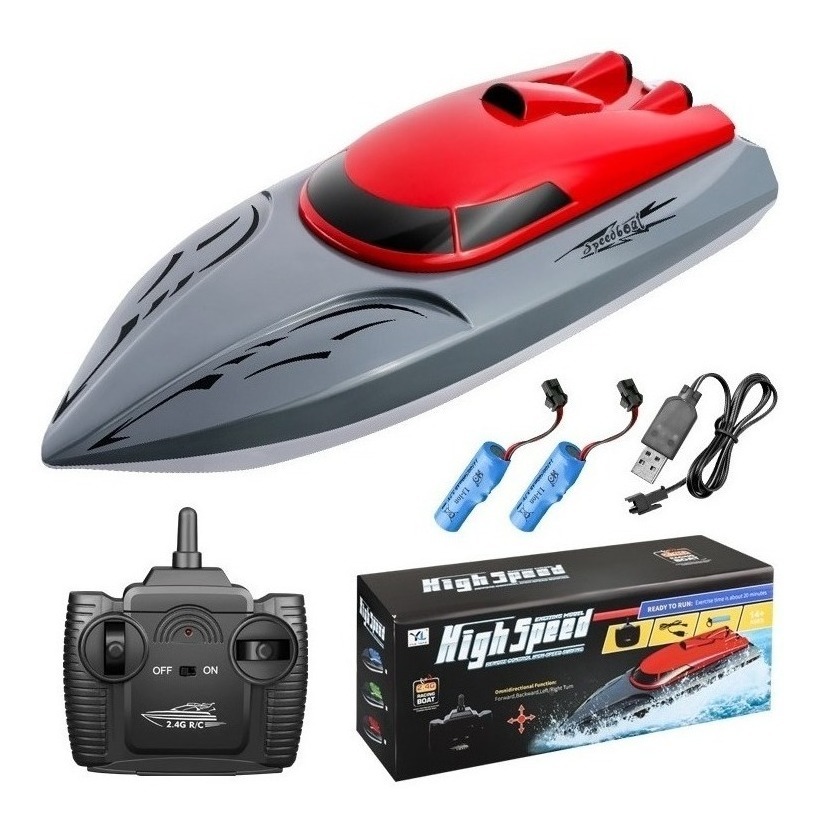 2.4g Rc Barco Elétrico Infantil Brinquedos Lancha - Imagem 15