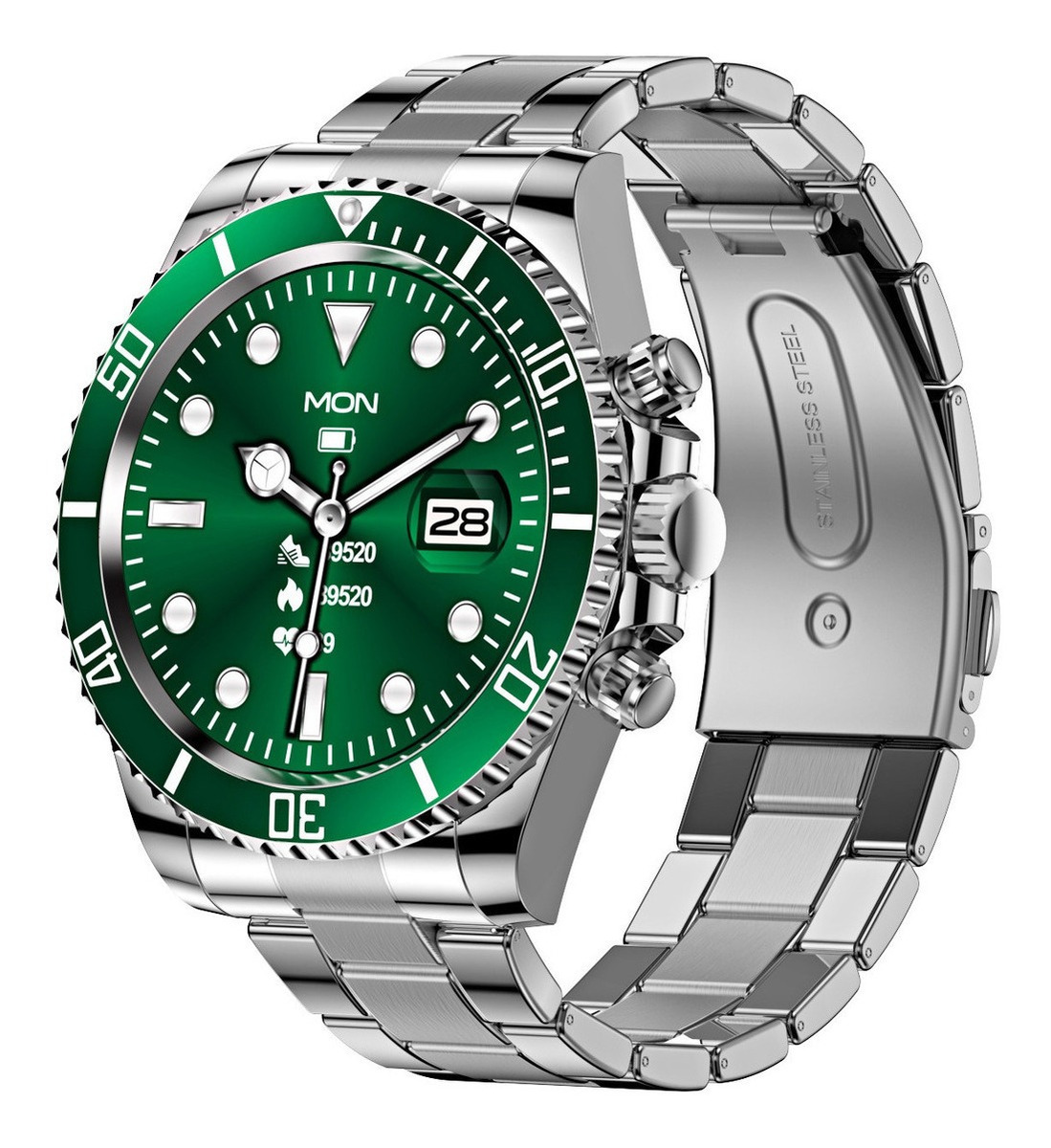 Lokmat Aw12 Smartwatch Bluetooth Inoxidável - Imagem 10
