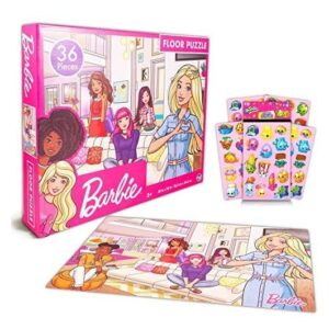 Pacote Hasbro Shop Barbie Floor Puzzle Para Crianças E Menin
