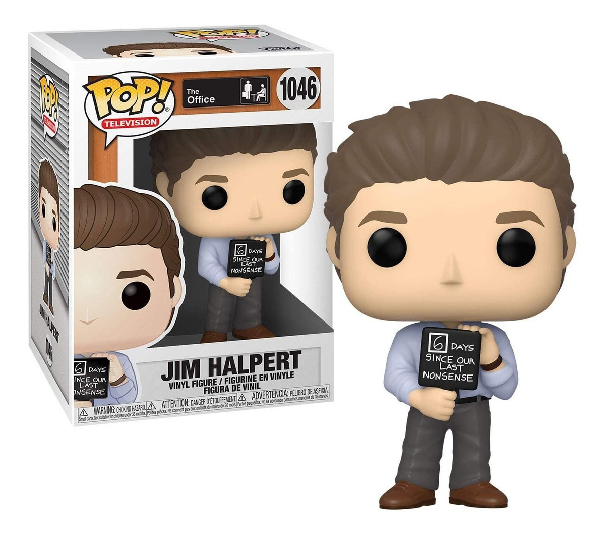 Sinal Sem Sentido Funko Pop Tv The Office Jim Com Azul 375 - Imagem 3