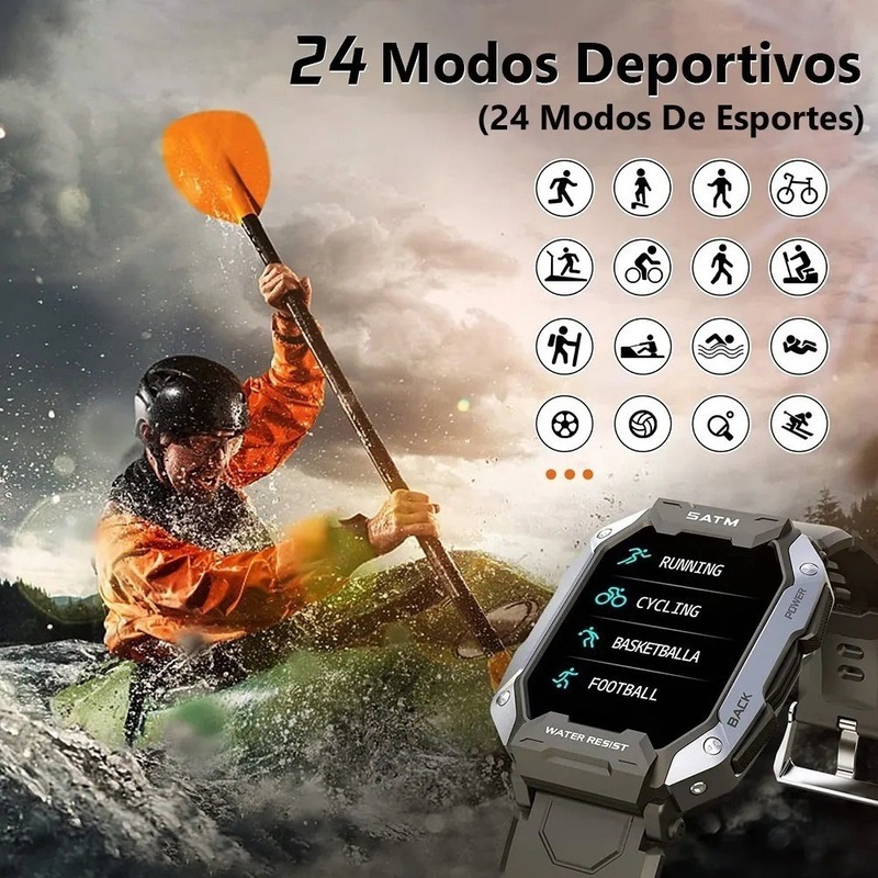 Smartwatch Melanda Ip68 Waterproof Sports - Imagem 2