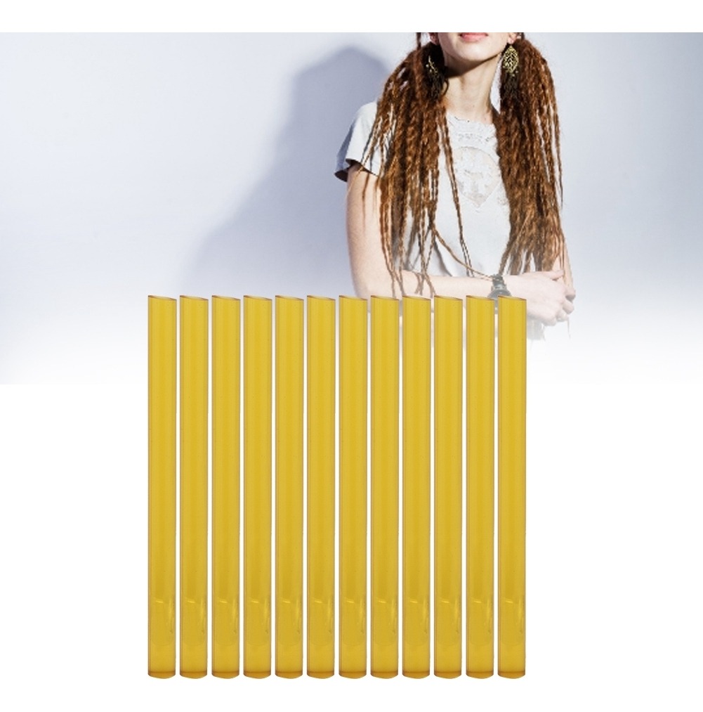12pcs Profissional Peruca Extensão Do Cabelo Cola Quente Do - Imagem 8