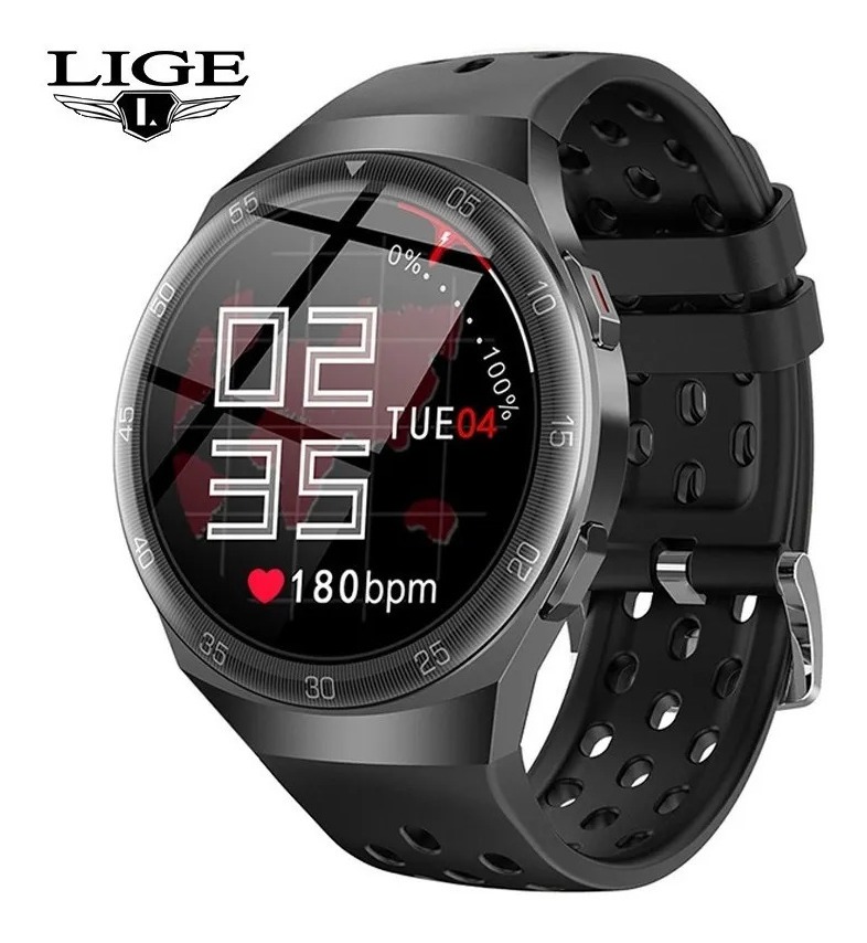 Smartwatch Bluetooth À Prova D'água Par Homens Lige - Imagem 9