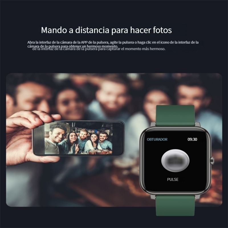 Smartwatch Esportivo De Frequência Cardíaca Bluetoo - Imagem 4