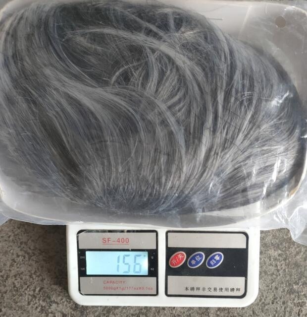 Peruca Feminina Cabelo Sintético Cinza Peruca De Onda De Cab - Imagem 4