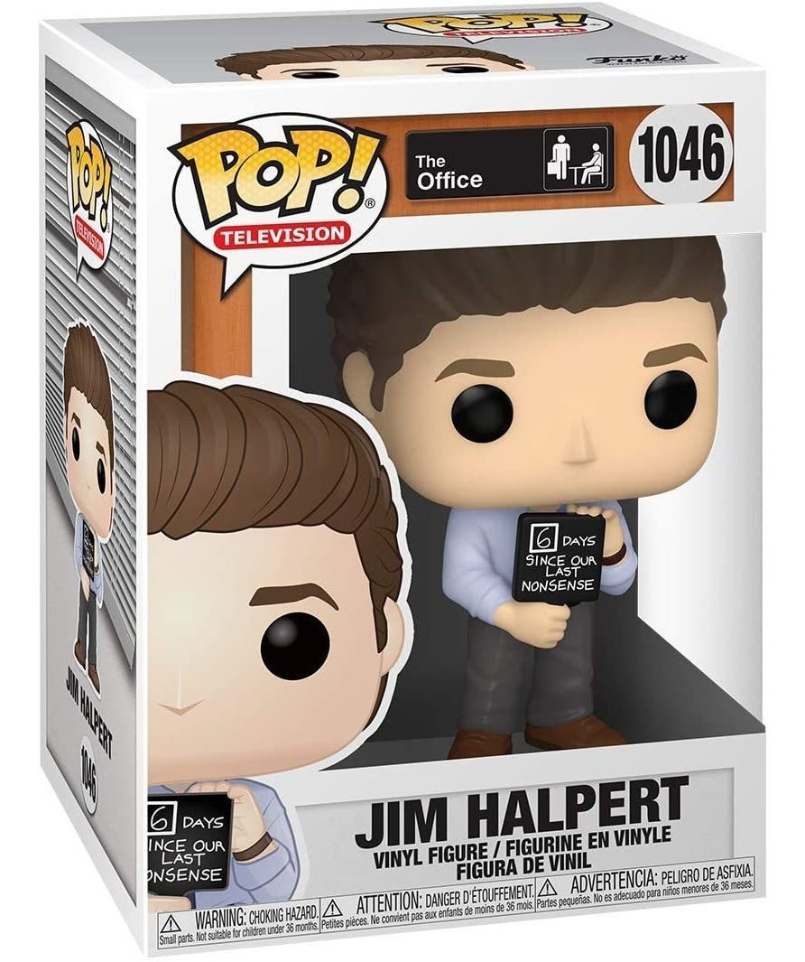 Sinal Sem Sentido Funko Pop Tv The Office Jim Com Azul 375 - Imagem 2