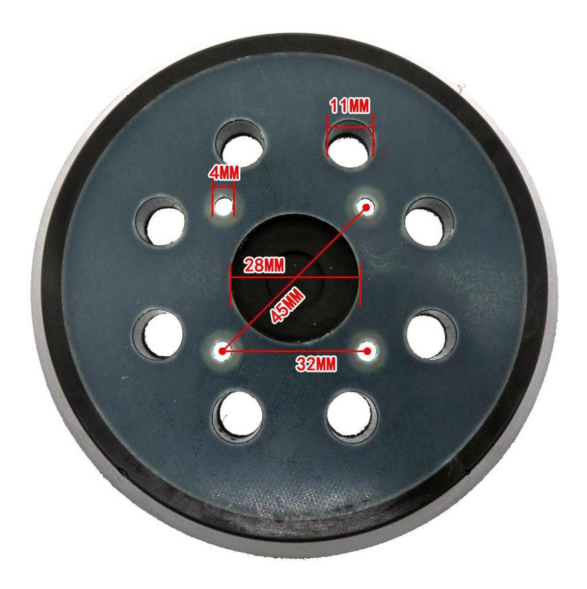 Substitua A Placa De Apoio Da Lixadeira Orbital Por 2x 125 - Imagem 8