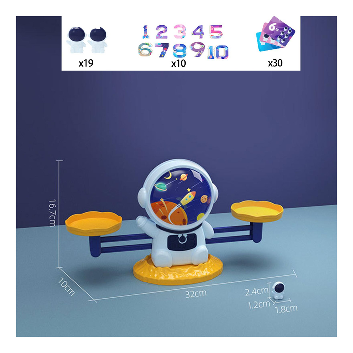 Balance Scale Number Board Game Kindergarten Learning For - Imagem 14