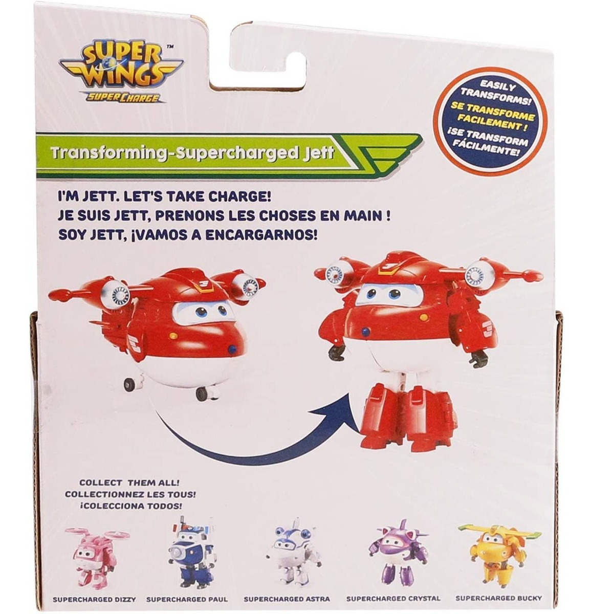 Super Wings 5 Transformando Avião Jett Supercharged - Imagem 5
