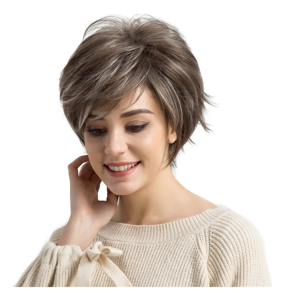 Peruca Curto Corte De Cabelo Perucas Curto Cabelo Humano Per
