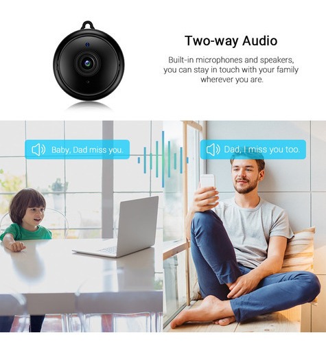 Wifi Cam Mini Micro Câmera Spy Visão Noturna Ip 1080p - Imagem 3