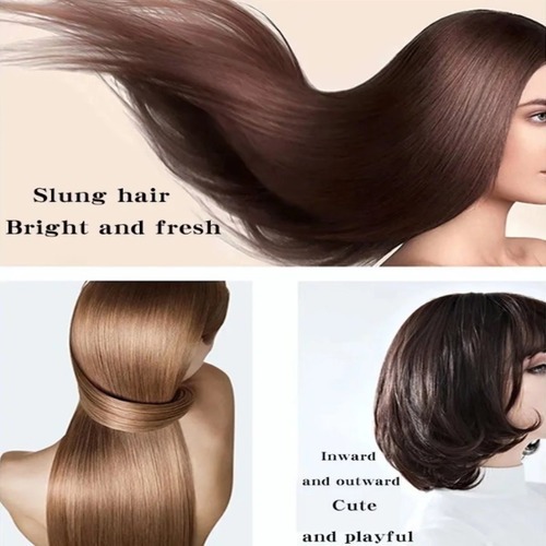 Básica Elegante Chapinha De Cabelo Escova Ânion Cabelo 2em1 - Imagem 8