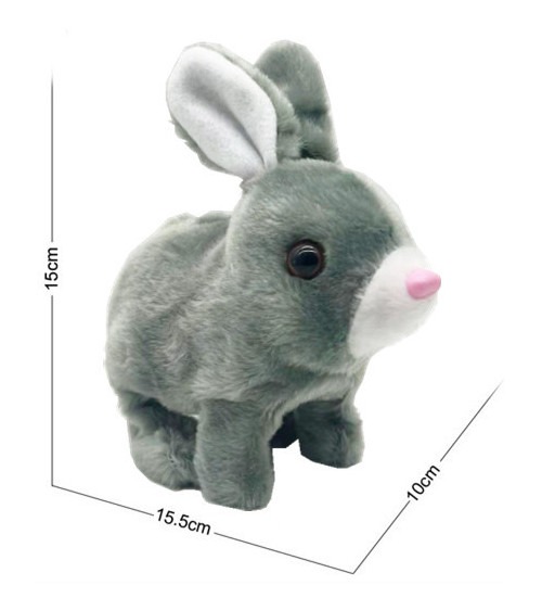 Brinquedo De Coelho Elétrico Infantil Pode Pular E Chamar - Imagem 2
