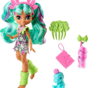 Boneca Cave Club Rockelle, Cabelo Verde-azulado De 10 Polega