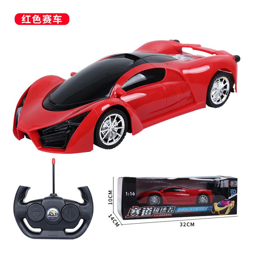Brinquedo De Carro Com Controle Remoto Sem Fio De Quatro Via
