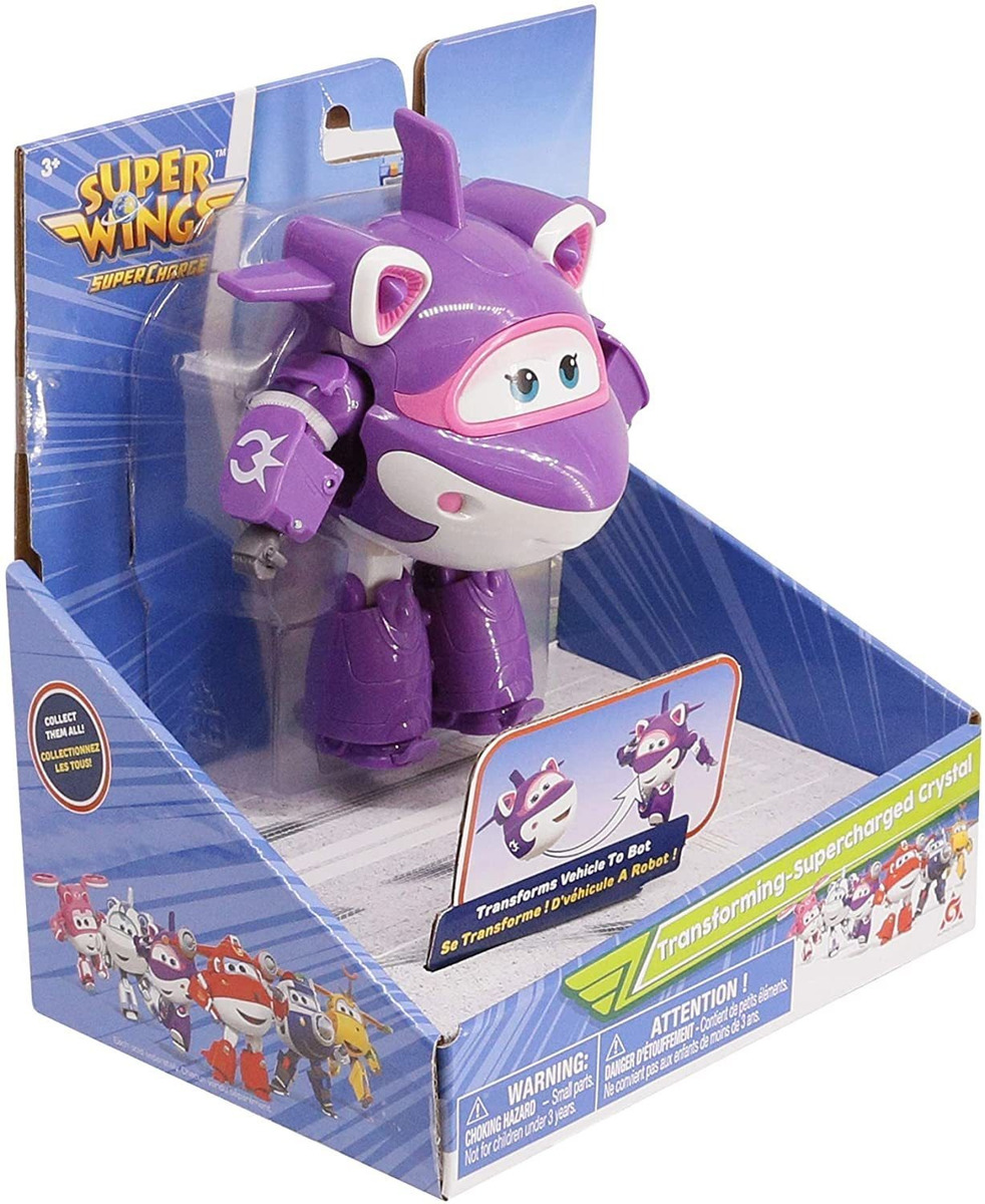 Super Wings 5 Transformando Avião De Cristal Supercharged - Imagem 4