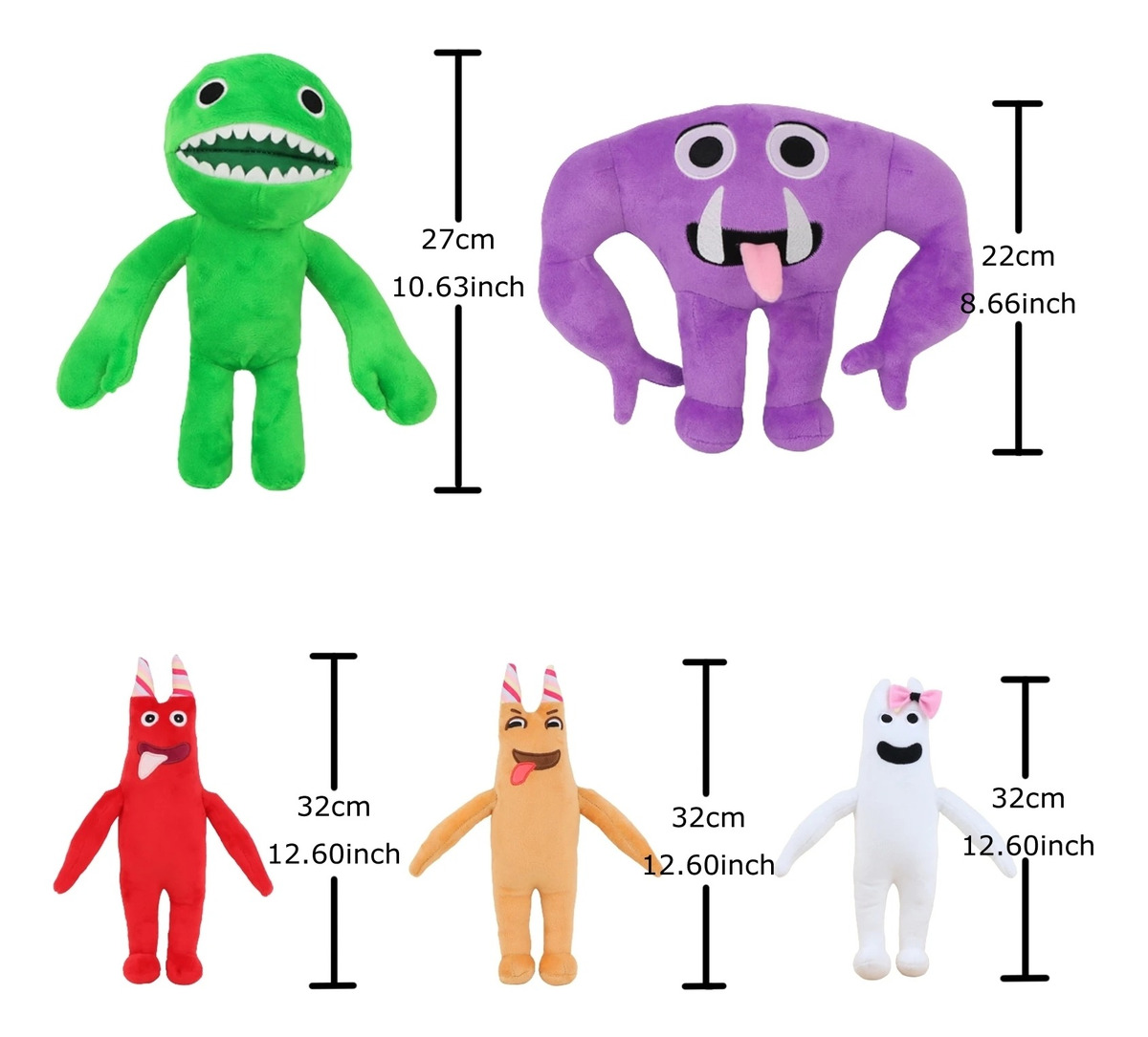 7 Peças De Brinquedos De Pelúcia Garten Of Banban Jumbo Josh - Imagem 8
