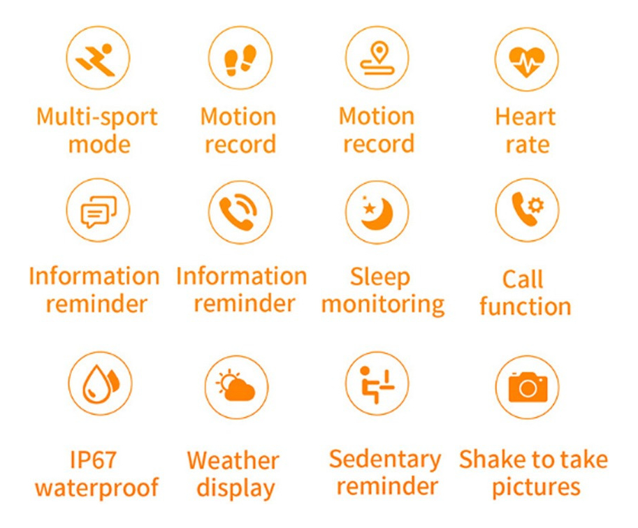 Smartwatch Smartwatch Bluetooth Chip Sim - Imagem 3