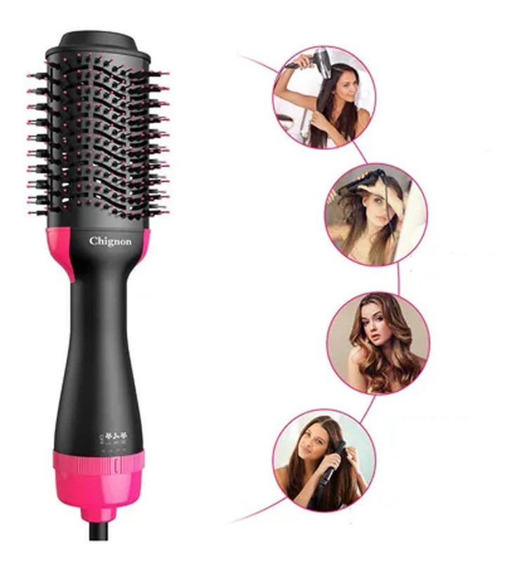 Escova Secadora E Modeladora Cerâmica Soft Escova Alisadora - Imagem 7