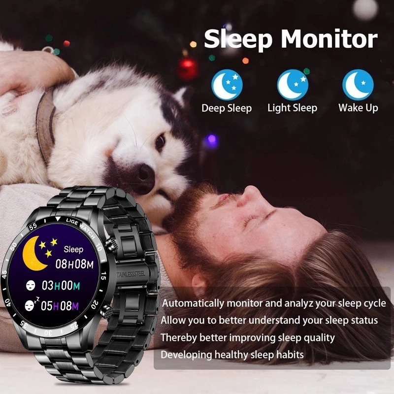 Smartwatch Casual Masculino À Prova De Água - Imagem 6