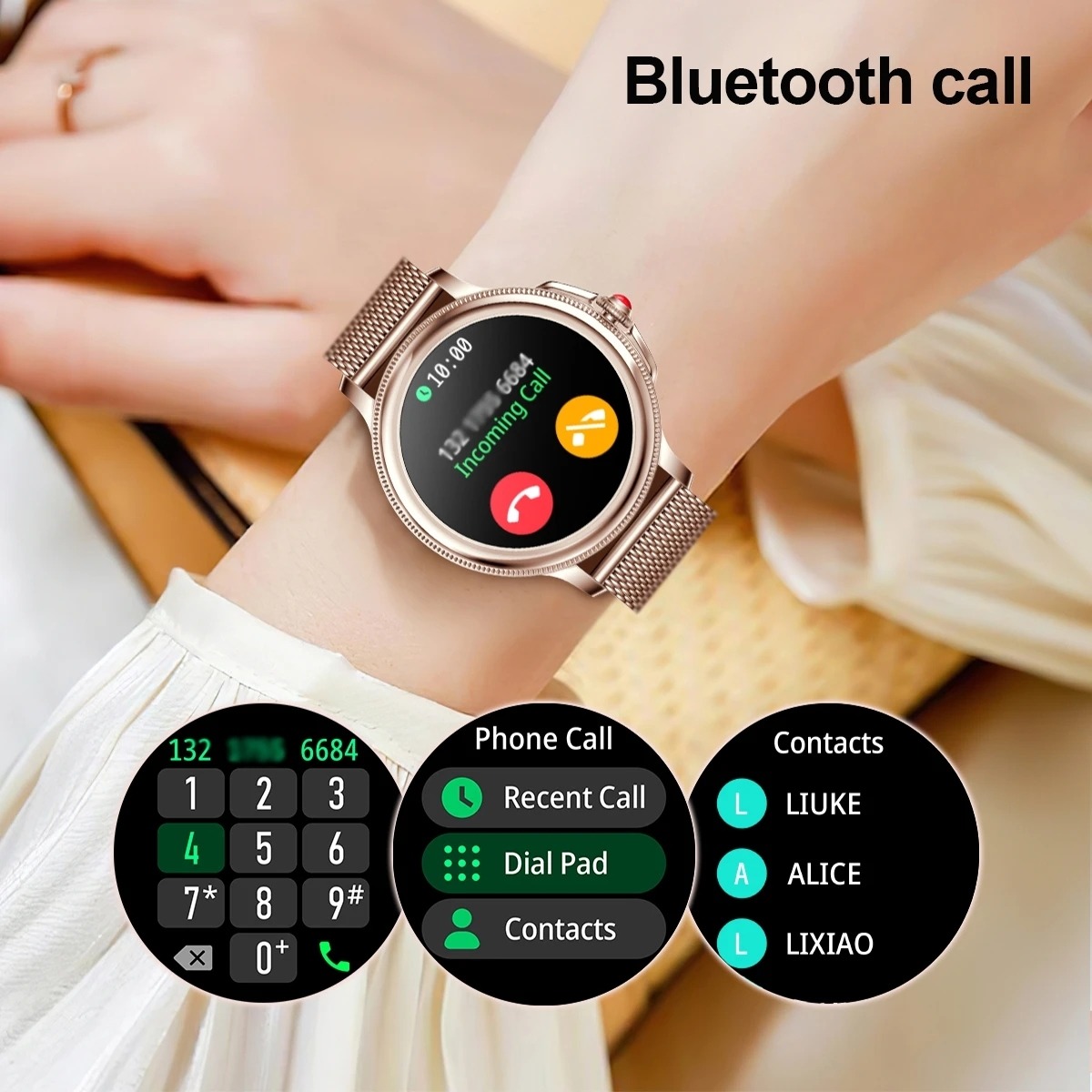 Smartwatch Feminino Bluetooth Call Sport Cf96 - Imagem 7