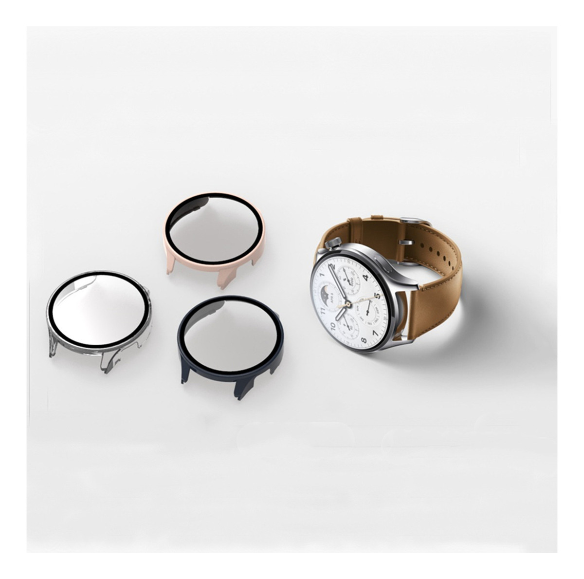 Capa Protetora De Tela Smartwatch Para Capa De Pc Mi Watch S - Imagem 5