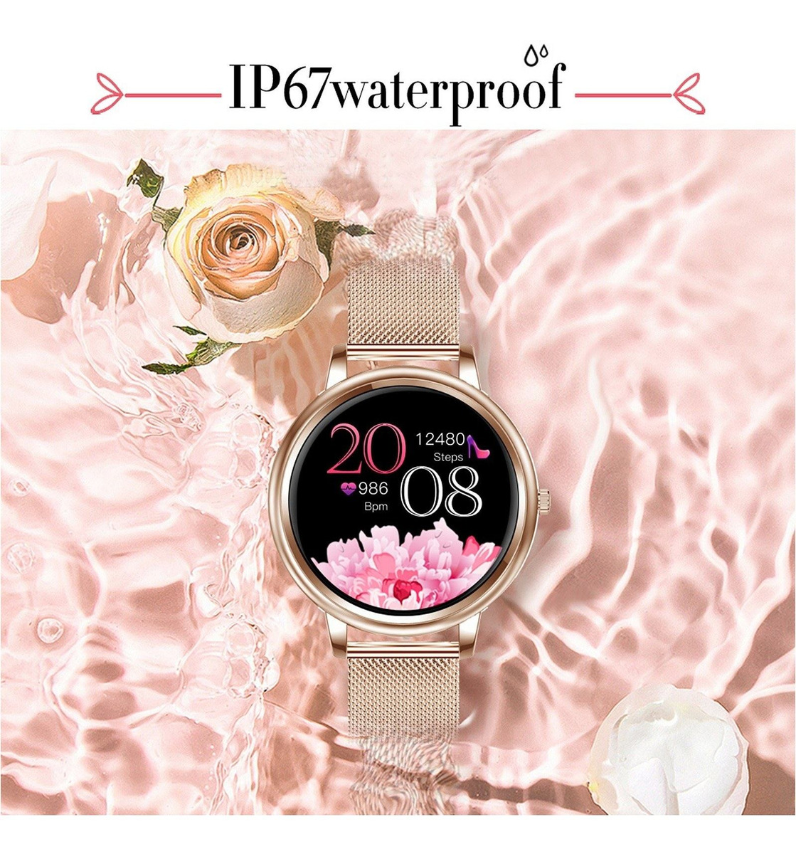 Smartwatch Feminino Pulseira Esportiva Inteligente - Imagem 17