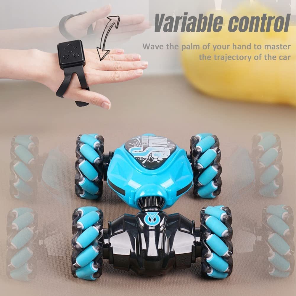 Veículo Elétrico Rc De Duplo Controle Com Roda De Acrobacias - Imagem 16