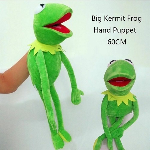 Caco O Sapo Fantoche De Mão Brinquedos De Boneca De Pelúcia - Imagem 3