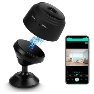 Mini Câmera Ip 5,8 Cm Wifi Conexão V380 1080p Infravermelh
