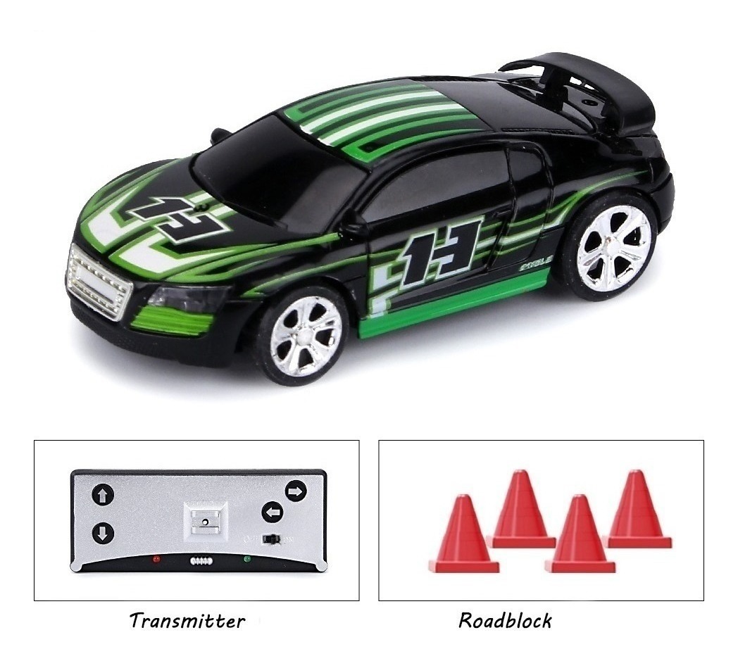 Mini Coke Can Rc Radio Controle Remoto Micro Racing Car Toy - Imagem 8