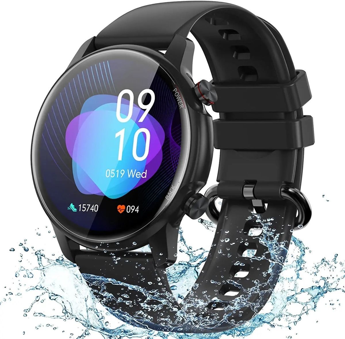 Smartwatch Para Homens Mulheres 5atm Relógios De Fi - Imagem 8