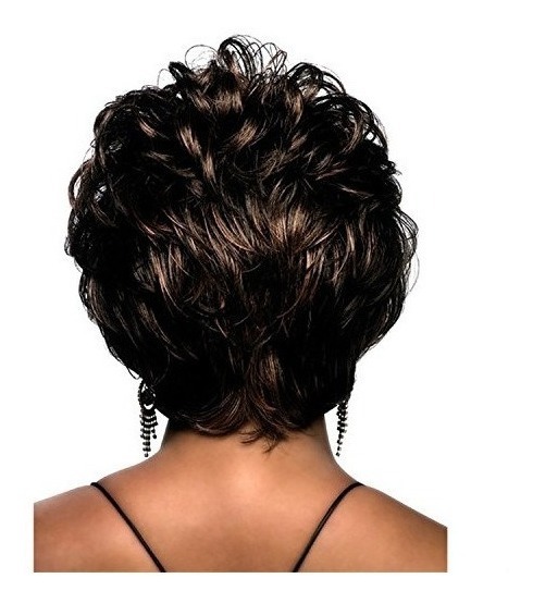 Peruca Curta Bonita Marrom Clara Feminina - Imagem 6