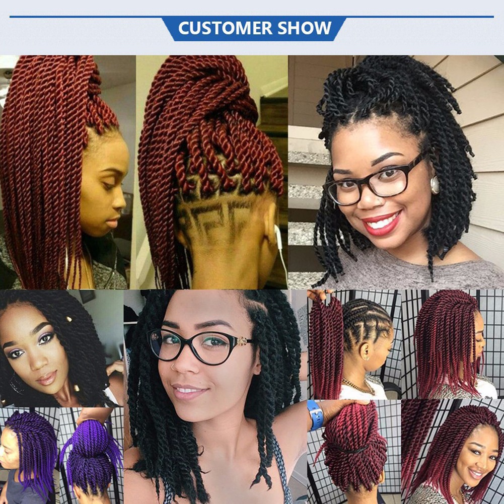 22 Polegadas Primavera Twist Dreadlock Peruca Africano Peruc - Imagem 5