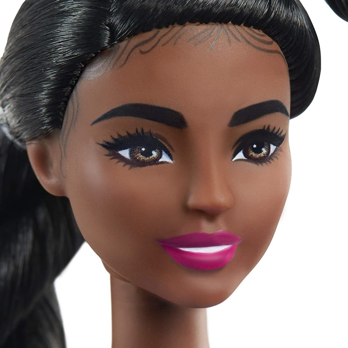 Boneca Barbie Fashionistas 146 Com 2 Tranas Torcidas - Imagem 3