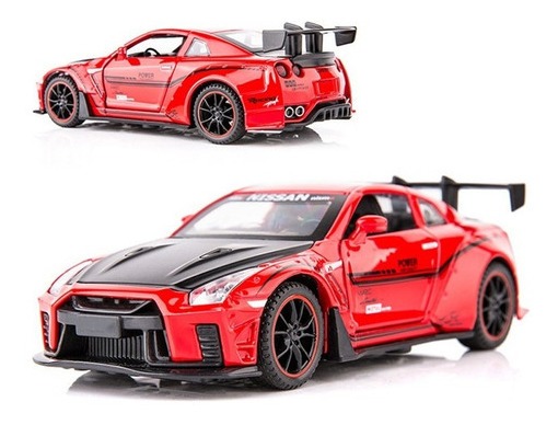 Carros De Metal Rápido E Furioso Nissan Gtr R35 Miniaturas - Imagem 9