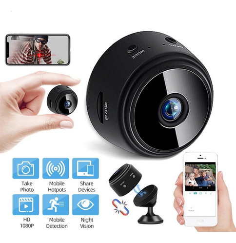 Mini Câmera De Monitoramento Pelo Celular - Imagem 2
