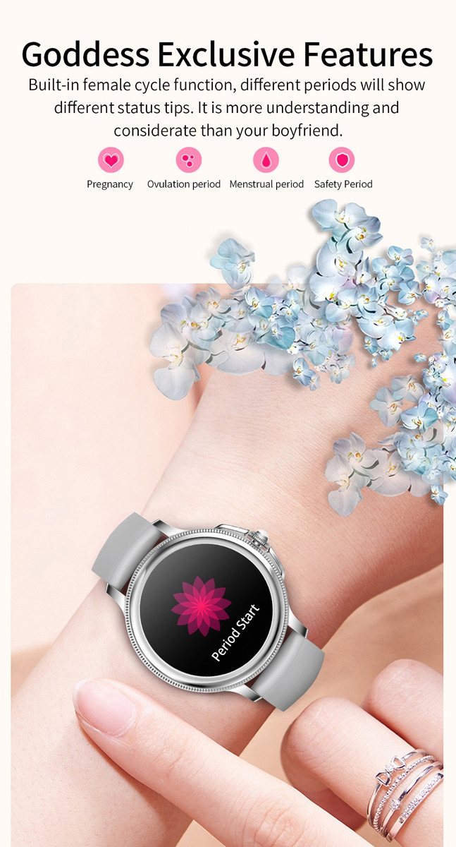 Smartwatch Feminino Bluetooth Call Sport Cf96 - Imagem 3