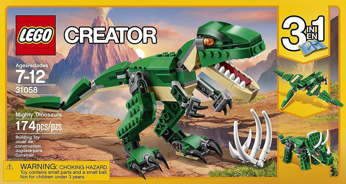 Conjunto Lego Creator Poderosos Dinossauros Construa Voc Mes - Imagem 3