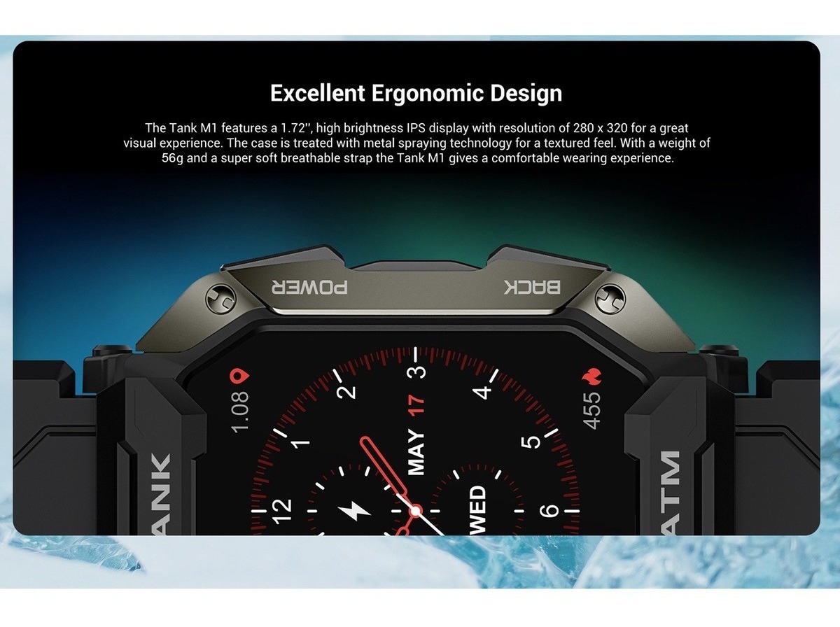 Smartwatch Kospet Tank M1 Robusto Para Esportes Ao - Imagem 17