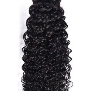 Peruca Cabelo Humano Virgem Longo Encaracolado 50cm 100g