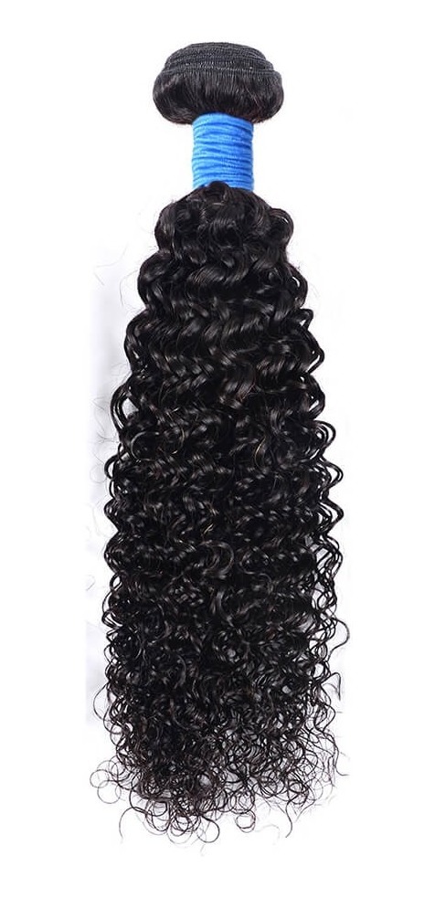 Peruca Cabelo Humano Virgem Longo Encaracolado 50cm 100g