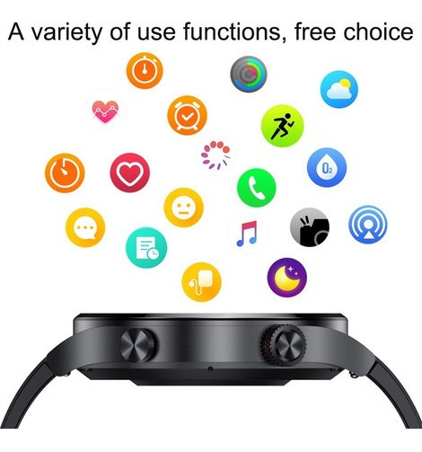 Smartwatch Lige Bluetooth Nfc Men Sport À Prova D'água - Imagem 3