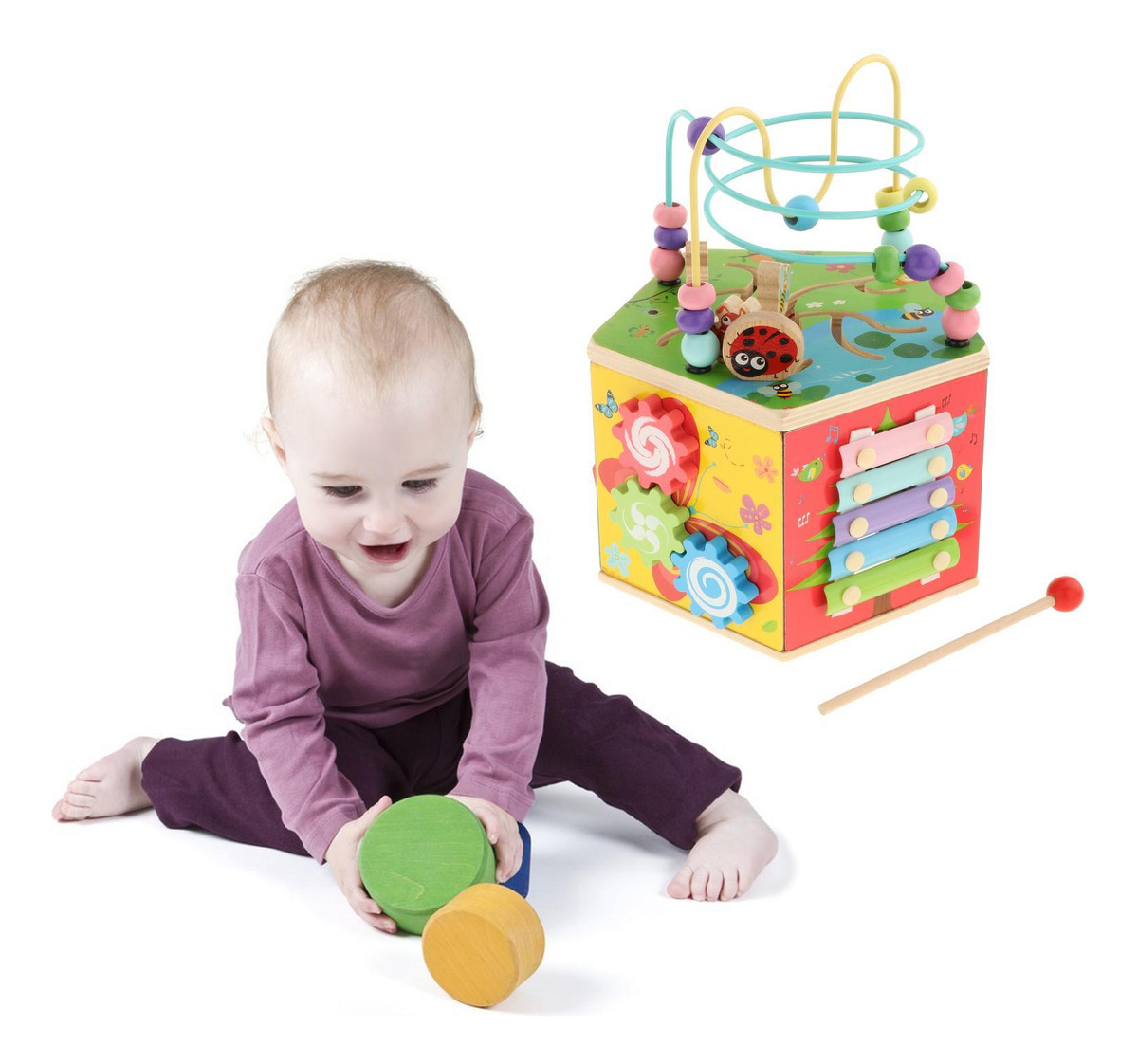 Cubos De Atividades Montessorianas Brinquedos De - Imagem 3
