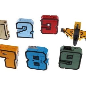 Paquete De 10 Números De Equipo Transformador Robô Brinquedo