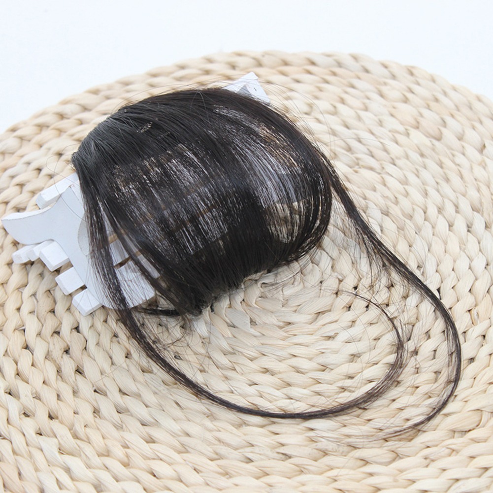 Grampo De Cabelo Falso Feminino Peruca De Extensão De Franja - Imagem 5