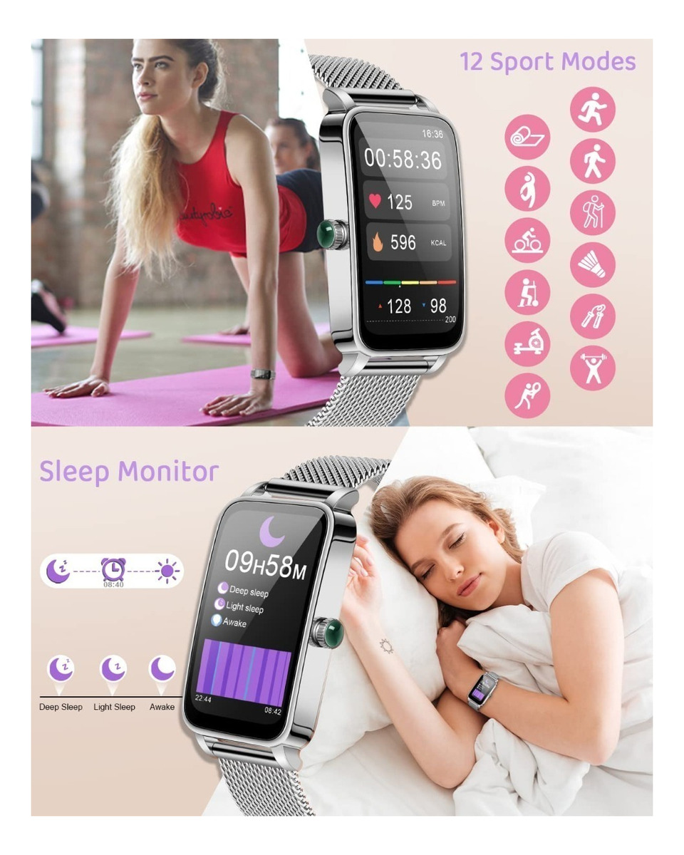 Smartwatch Smart À Prova D'água Feminino - Imagem 11