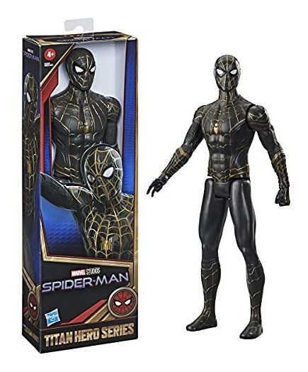 Homem-aranha Marvel Titan Hero Series 12 Polegadas Preto - Imagem 7