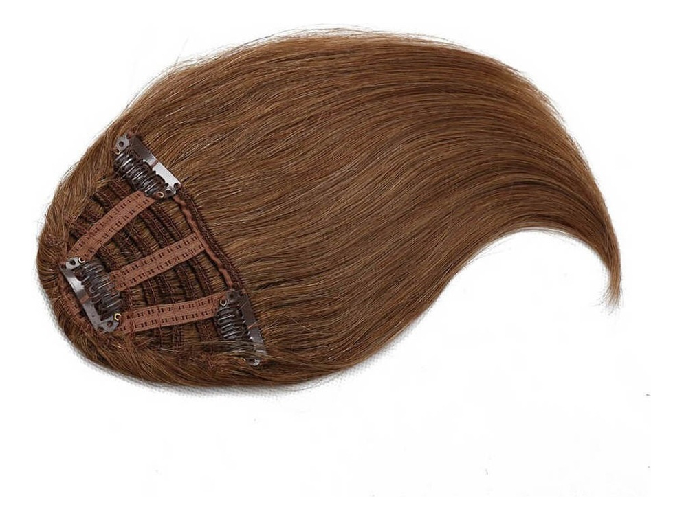 Peruca Cabelo Humano Virgem 20cm Franja - Imagem 23